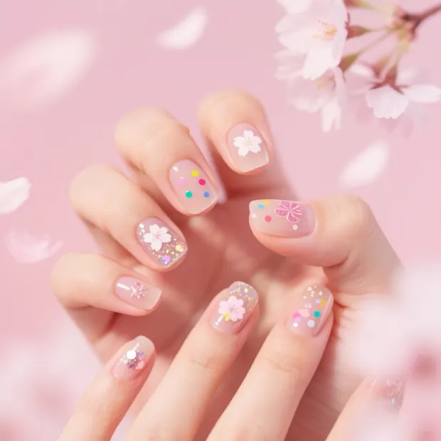 Confetti Nails